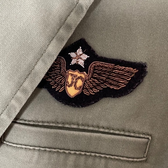 𝅺Cabi 326 Womens Small S Military Sergeant Flight Double Breasted Utility Jacket - Picture 7 of 11